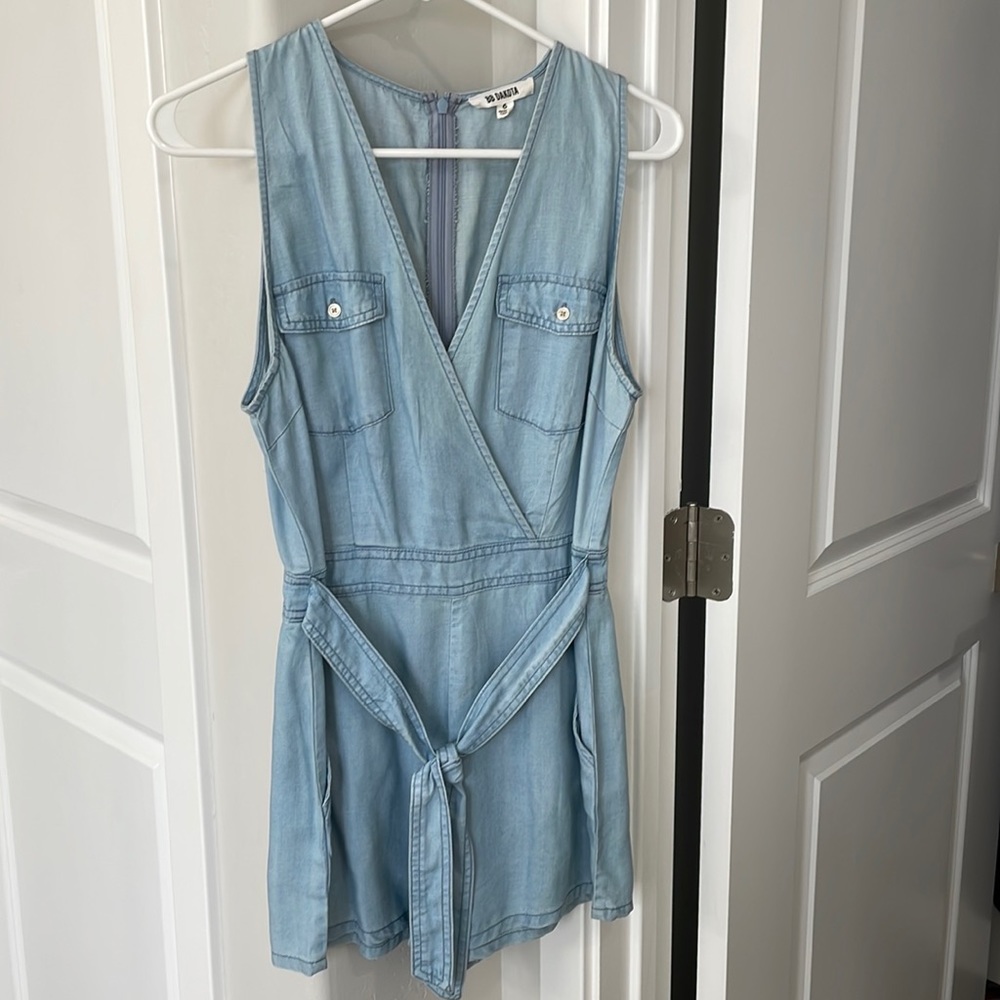 Denim romper